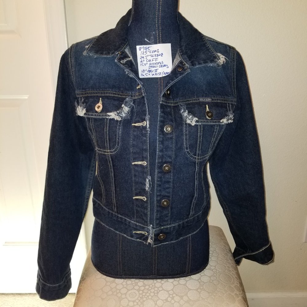 #365 NWOT Silver Company Dark Denim Classic Jacket